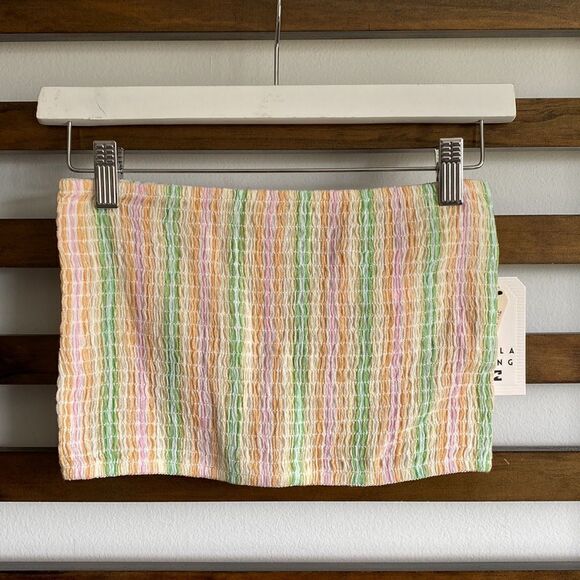 Billabong Keep It Simple Smocked Crop Top - Picture 5 of 6